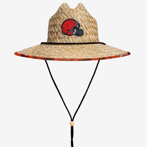 FOCO Cleveland Browns Floral Straw Hat NEW - Picture 3 of 7